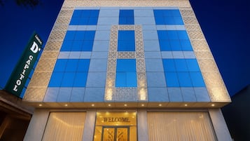 Voorkant van accommodatie