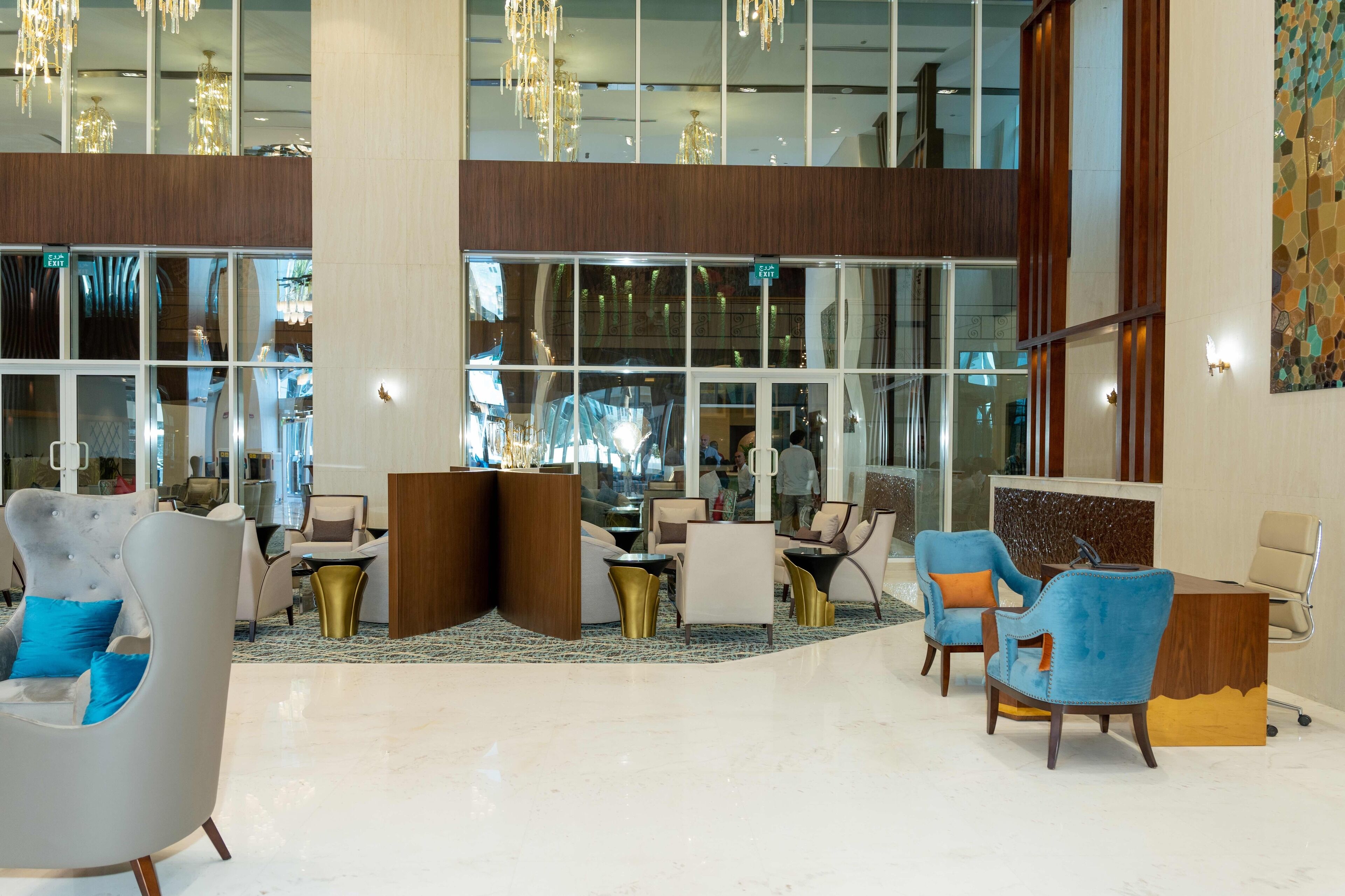 Lobby sitting area