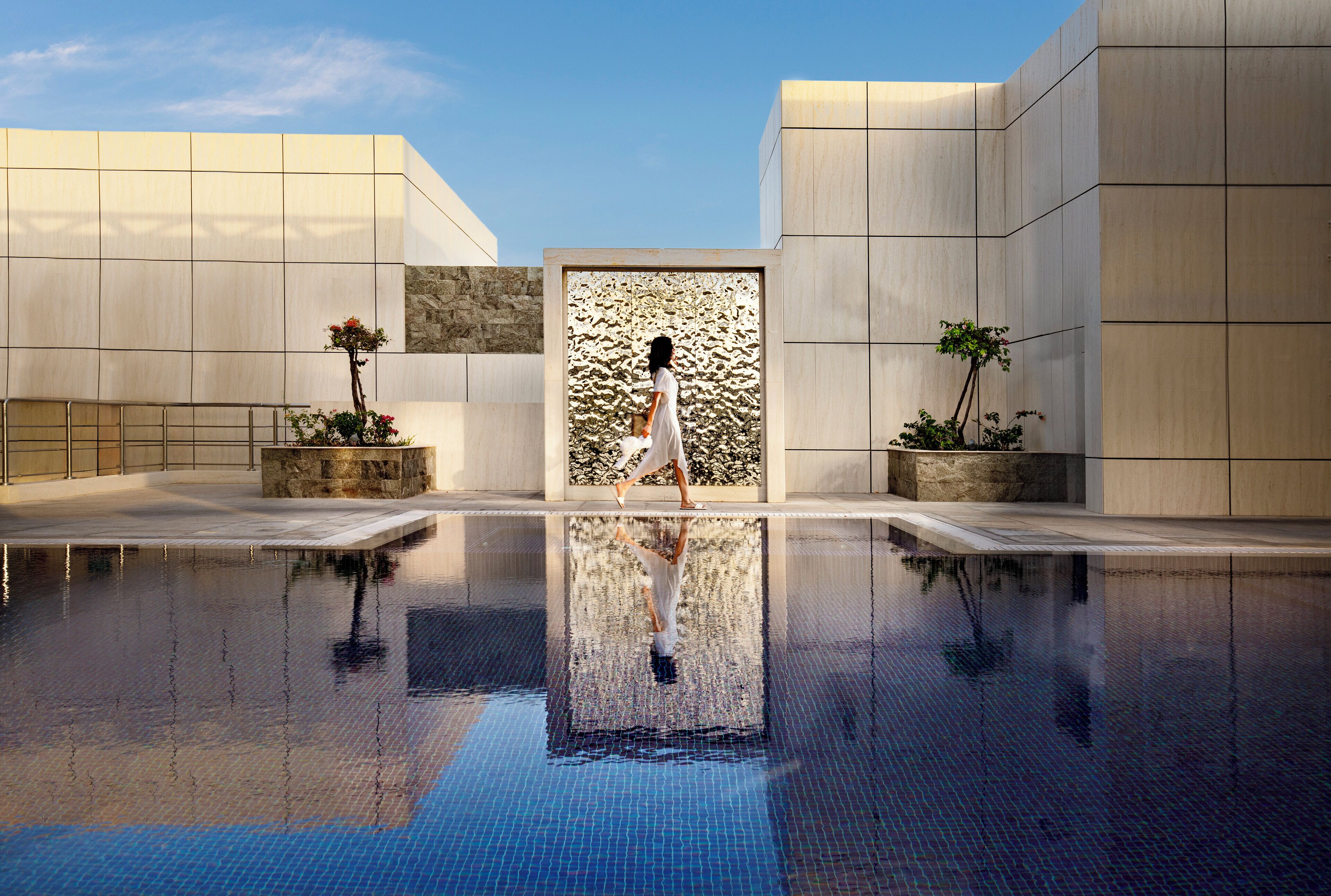 Indoor pool, outdoor pool