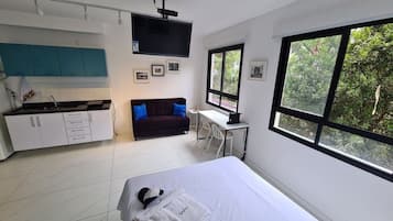 华丽公寓 | 1 多间卧室、办公桌、免费 WiFi、床单