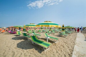 Privatstrand in der Nähe, 4 Strandbars