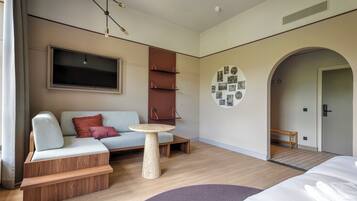 Deluxe Twin kamer, 2 eenpersoonsbedden | Luxe beddengoed, bedden met traagschuimmatrassen, geluiddichte muren