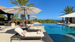 Una piscina riscaldata