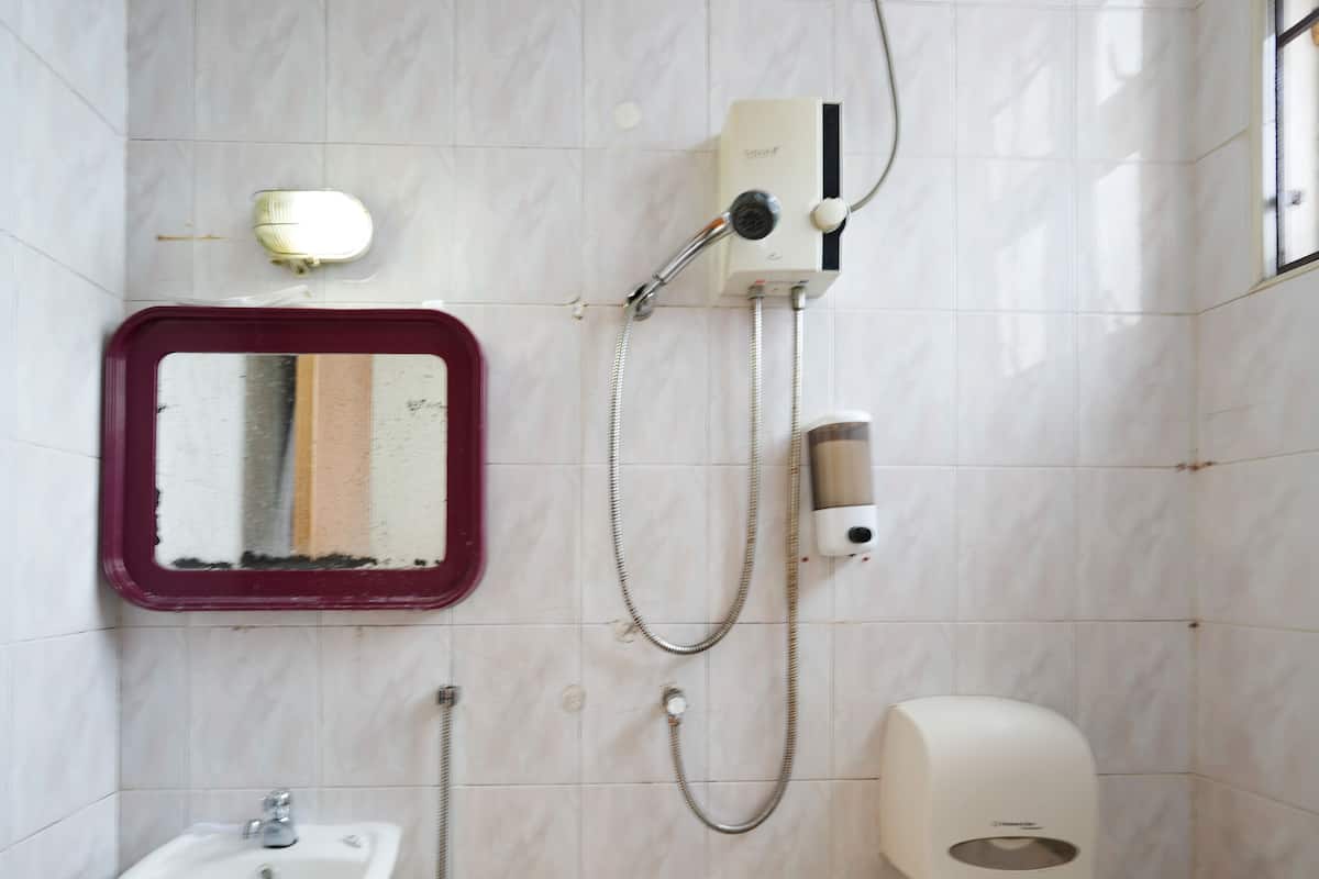 Economy Tek Büyük Yataklı Oda | Banyo | Duş, havlu