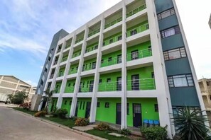 Façade de l’hébergement