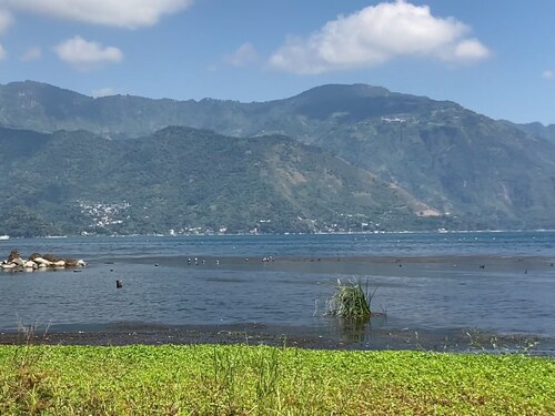 One minute to lake, fabulous views, well-equipped kitchen, & comfy beds!