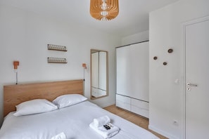 1 bedroom, iron/ironing board, travel crib, free WiFi