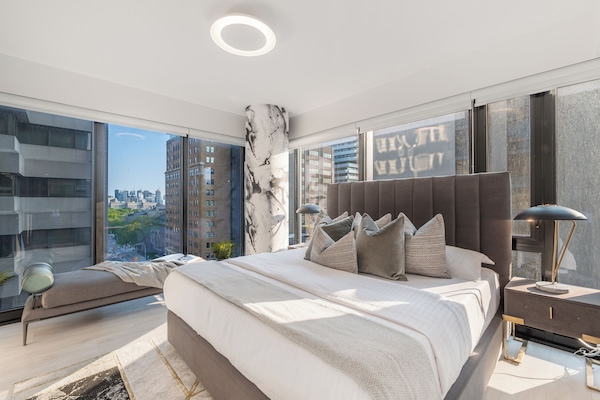 Individually decorated, individually furnished, desk, laptop workspace