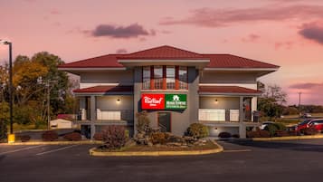 Front of property – evening/night