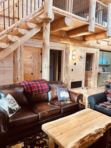 Log Cabin located in Northern Michigan just minutes from Lake Michigan.