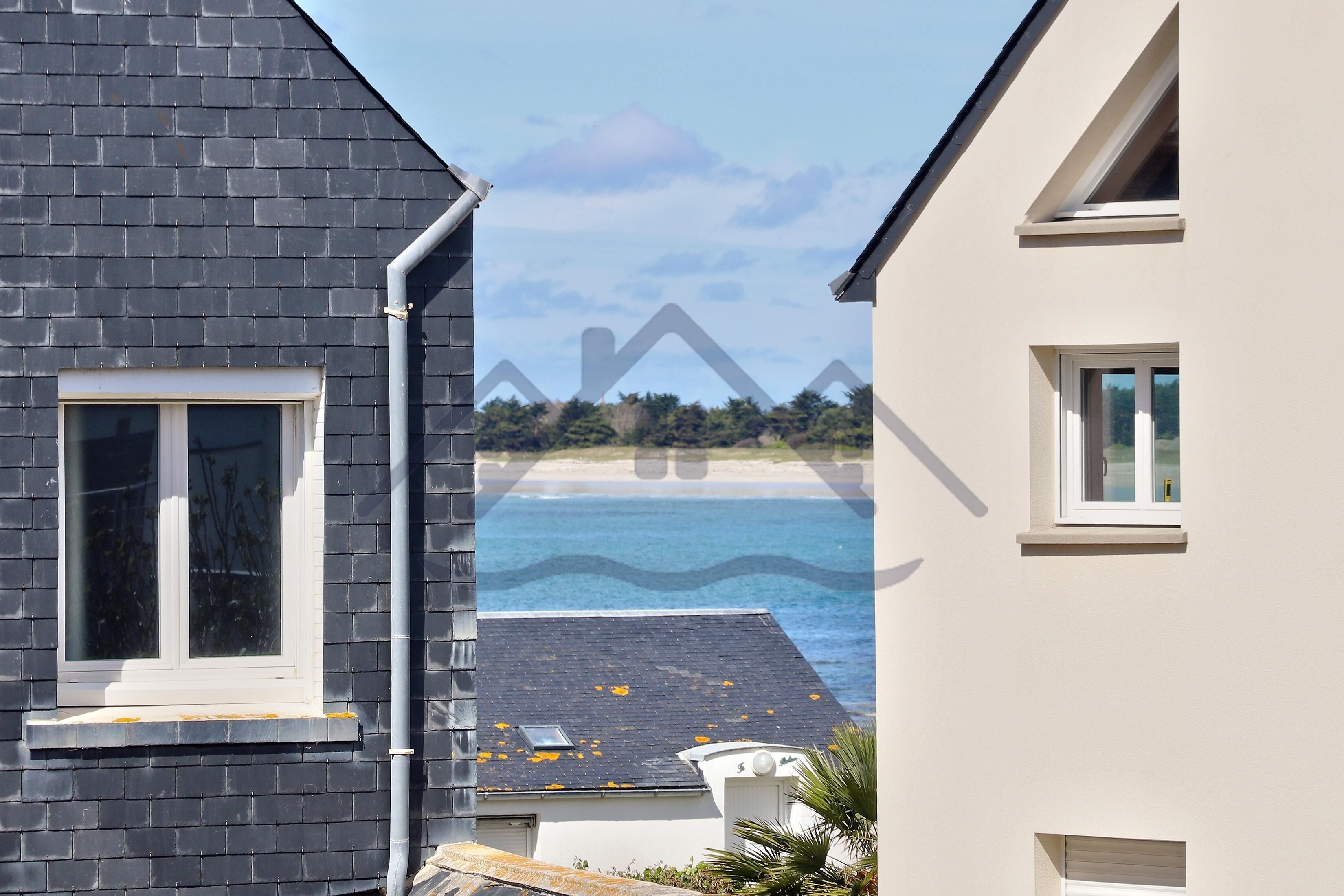 Vue sur la plage ou l’océan