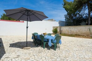 Standard House, Multiple Bedrooms (Villa Scianuli 250 meters from the) | Outdoor dining - Villa Scianuli 250 meters from the sea (Nardò)