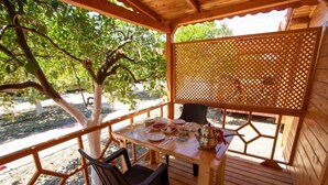Deluxe Bungalow, 1 Bedroom, Non Smoking, Garden View | Terrace/patio - Eliz Apart & Bungalow  (Kumluca)
