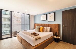 Departamento Deluxe (Two Bedroom with Balcony) | Ropa de cama de alta calidad y decoración personalizada 