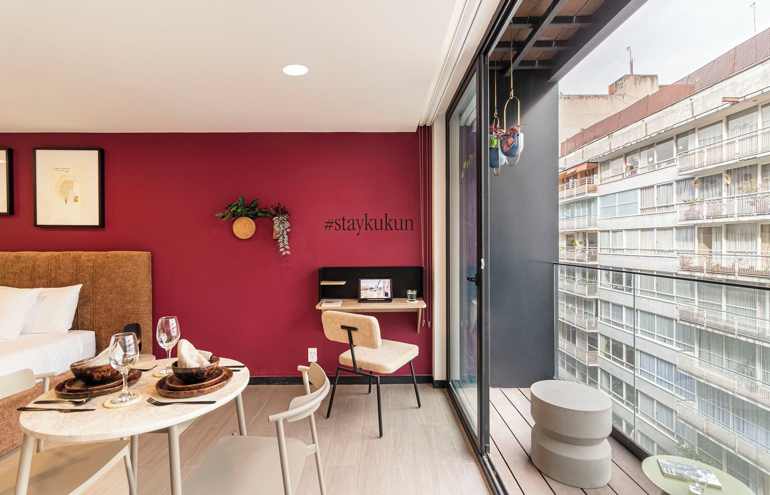Apartamento Business | Balcón