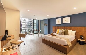 Apartment (Studio with Queen Bed and Balcony) | Premium bedding, desk, laptop workspace, WiFi (free)