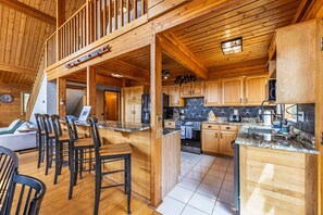 Fridge, microwave, oven, stovetop - Stunning Snowshoe Home | Hot Tub | Pool Table (Dunmore)