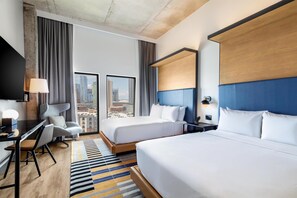 Ropa de cama de alta calidad y minibar 