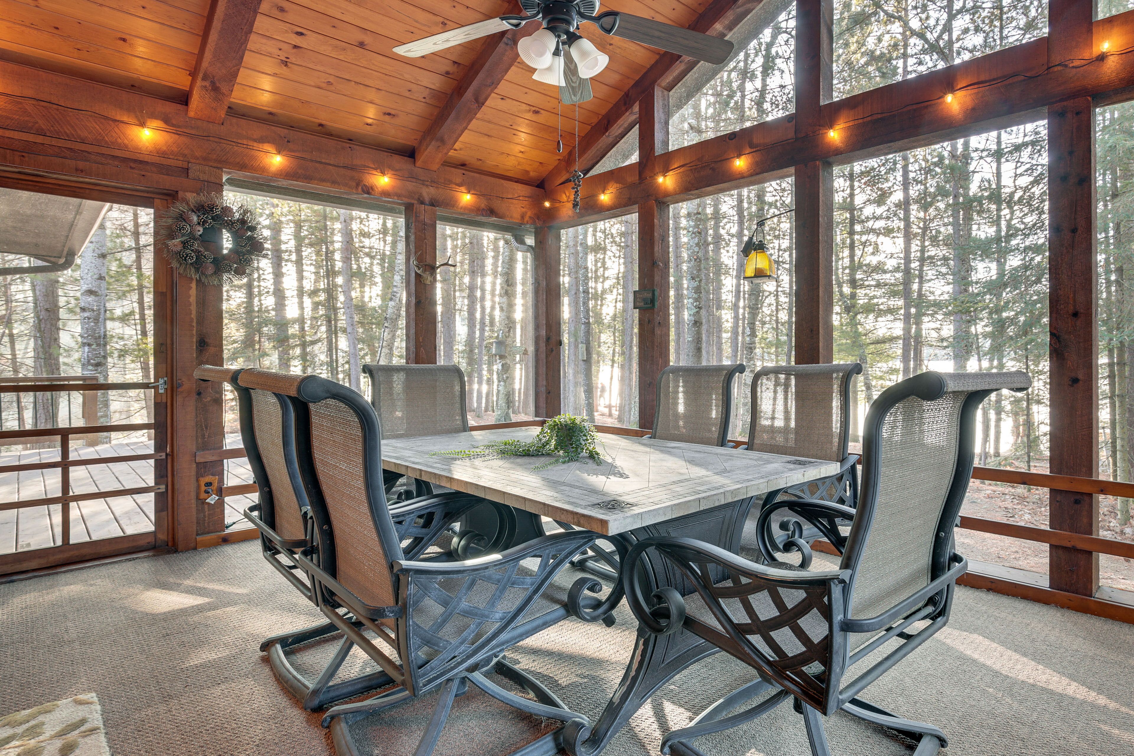Lakefront Eagle River Cabin w/ Fire Pit & Porch