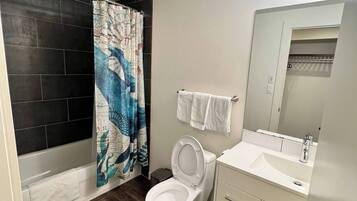 Apartment, 1 Bedroom, Balcony, City View | Bathroom