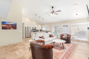 Télévision, cheminée