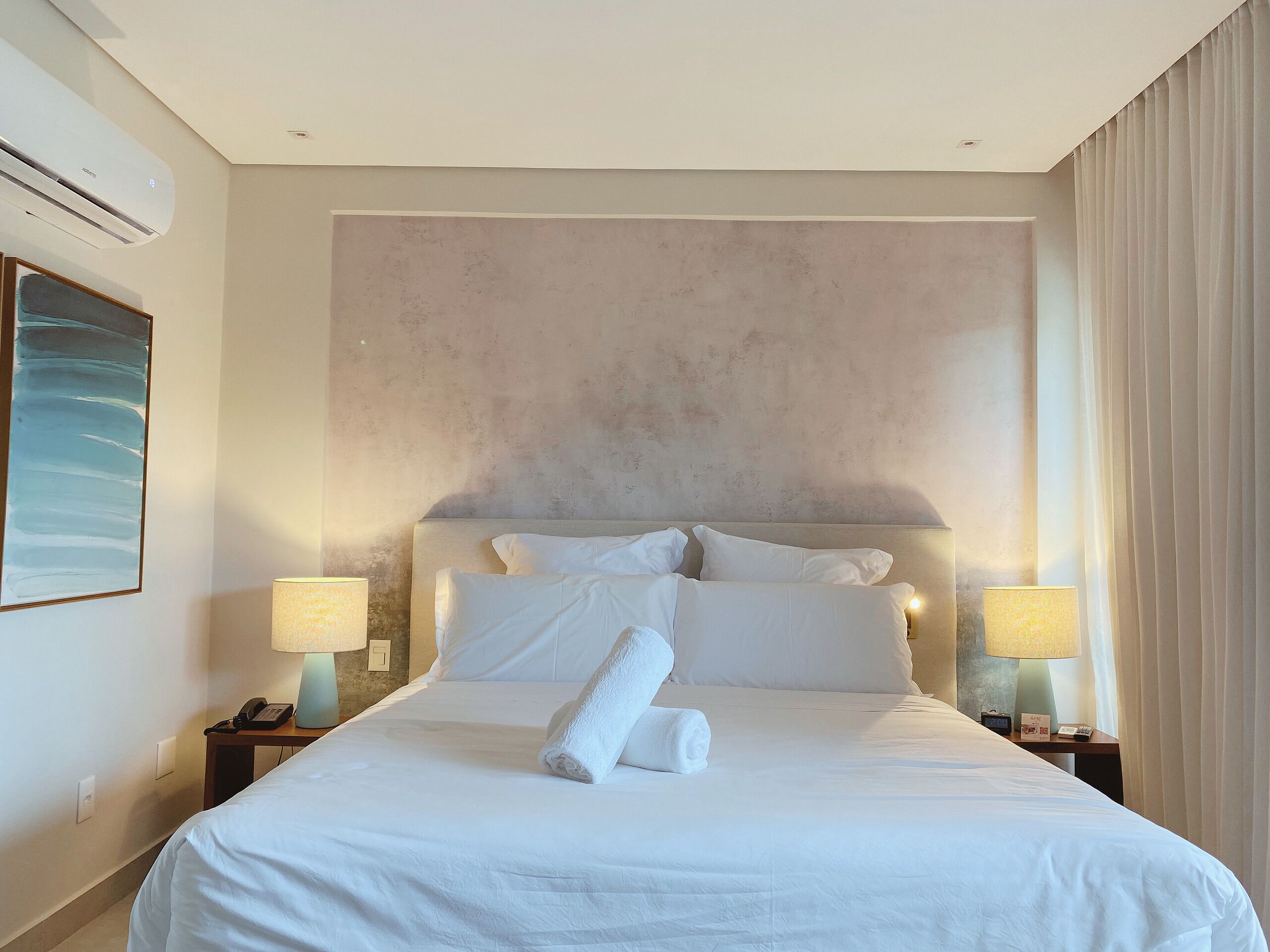 Apartamento básico | Escrivaninha, Wi-Fi de cortesia