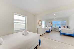 3 bedrooms, iron/ironing board, bed sheets