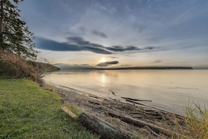 Vlak bij het strand