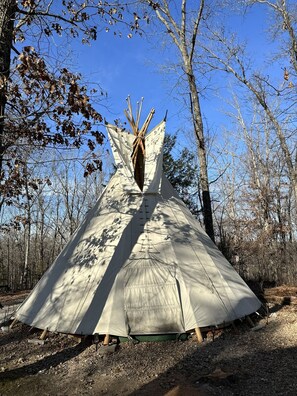 Miscellaneous - A teepee on 1200-acre ranch where secluded woods envelope the grounds.  (Steelville)