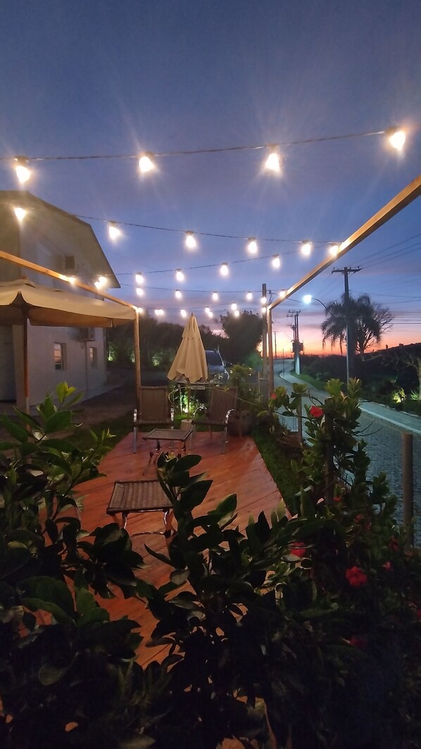 Comfort Apartment, 1 Queen Bed, Garden View | Terrace/patio - Pousada Bella Vista - Vale dos Vinhedos (Bento Gonçalves)