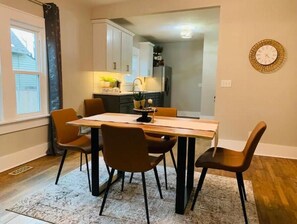 Dining - Modern Bungalow at Riverfront Stadium (Wichita)