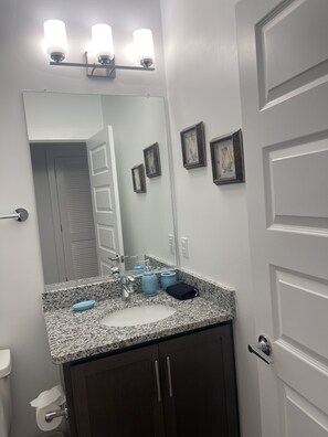 Hair dryer, towels, soap, shampoo - Cozy Getaway in historic Manchester, VA minutes to VCU and Downtown Richmond. (Richmond)