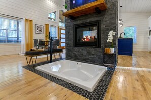 Interior - Romantic Luxury Cabin with Fire Pit and Trails (Broken Bow)