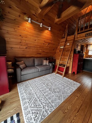 TV connectée, cheminée