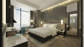 Suite, 1 cama de matrimonio grande con sofá cama | Caja fuerte, escritorio, espacio para trabajar con un portátil