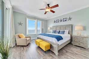 2 bedrooms, iron/ironing board, free WiFi, bed sheets - Indigo 703E | Beachfront | Heated Pool, Tennis & More! | My Beach Getaways (Pensacola)