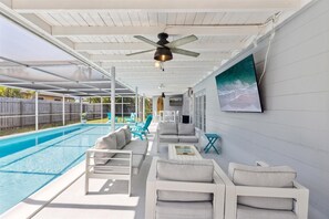 Una piscina climatizada