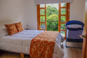 2 bedrooms, iron/ironing board, travel crib, WiFi