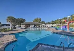 Indoor pool, outdoor pool