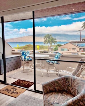 Interior - Best unit on property! Modern, Ocean Views! Beach, Pool, Whales! Video Tour! (Kihei)