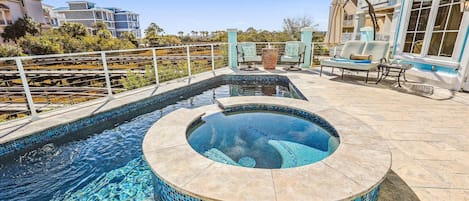 Beheizter Pool