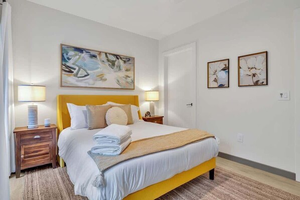 3 bedrooms, iron/ironing board, travel cot, WiFi