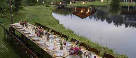 Espace mariage en plein air