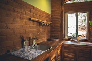 Private kitchen - Cabaña Tabachín - Su conexión con la naturaleza (Huatulco)