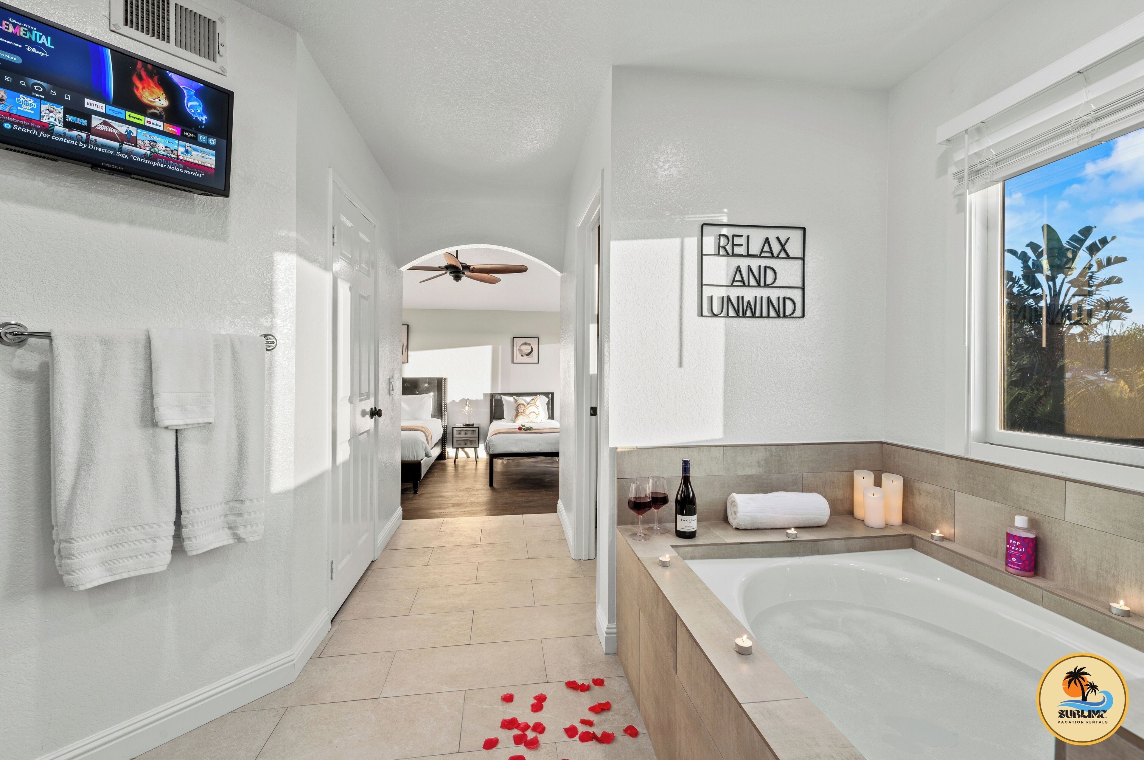 5 多间卧室、办公桌、熨斗/熨衣板、旅行婴儿床