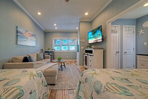 1 sovrum, strykjärn/strykbräda, gratis wi-fi och sängkläder