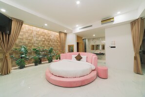 Executive-Apartment | Bettwäsche aus ägyptischer Baumwolle, hochwertige Bettwaren