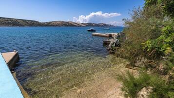 Private beach