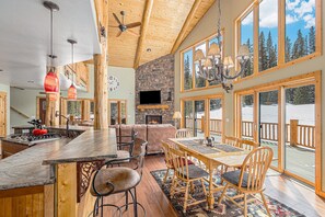 Dining - Log Cabin on 10 Acres with Loft and Soaker Tub. (Fairplay)