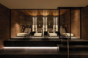 Sauna, massages